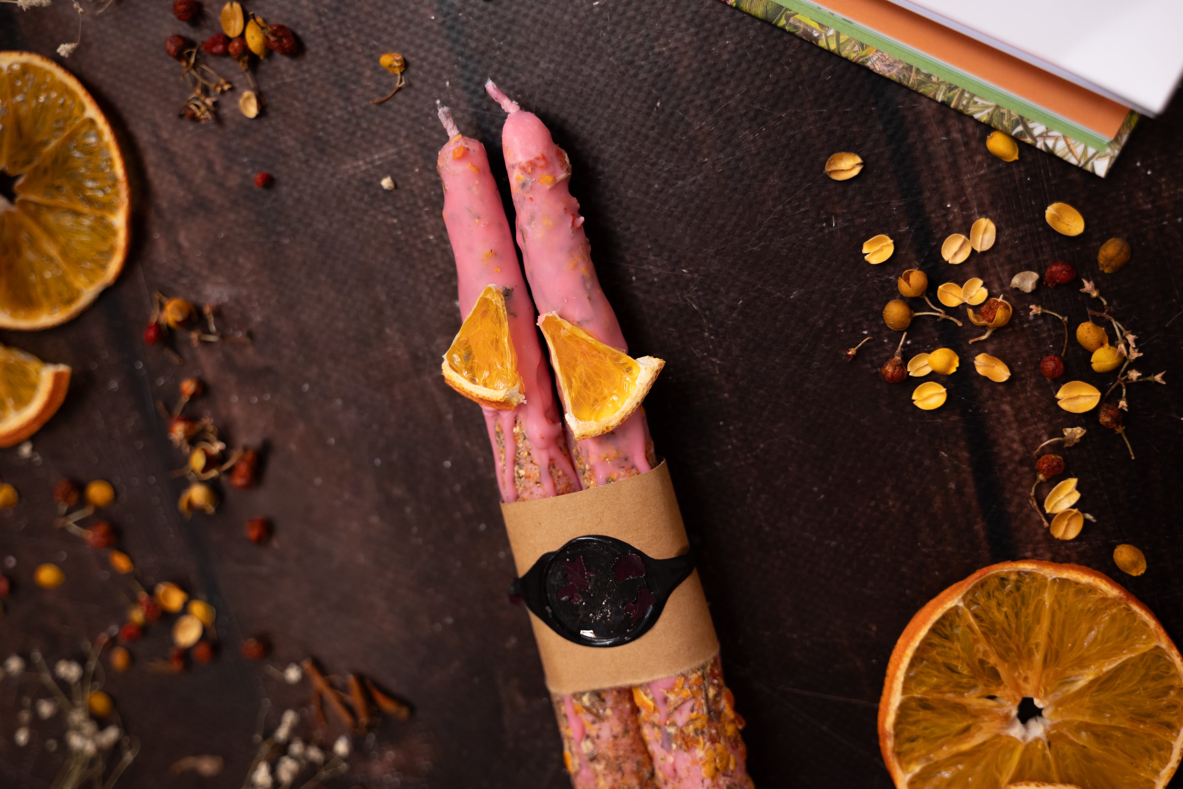 Happiness Taper Candles