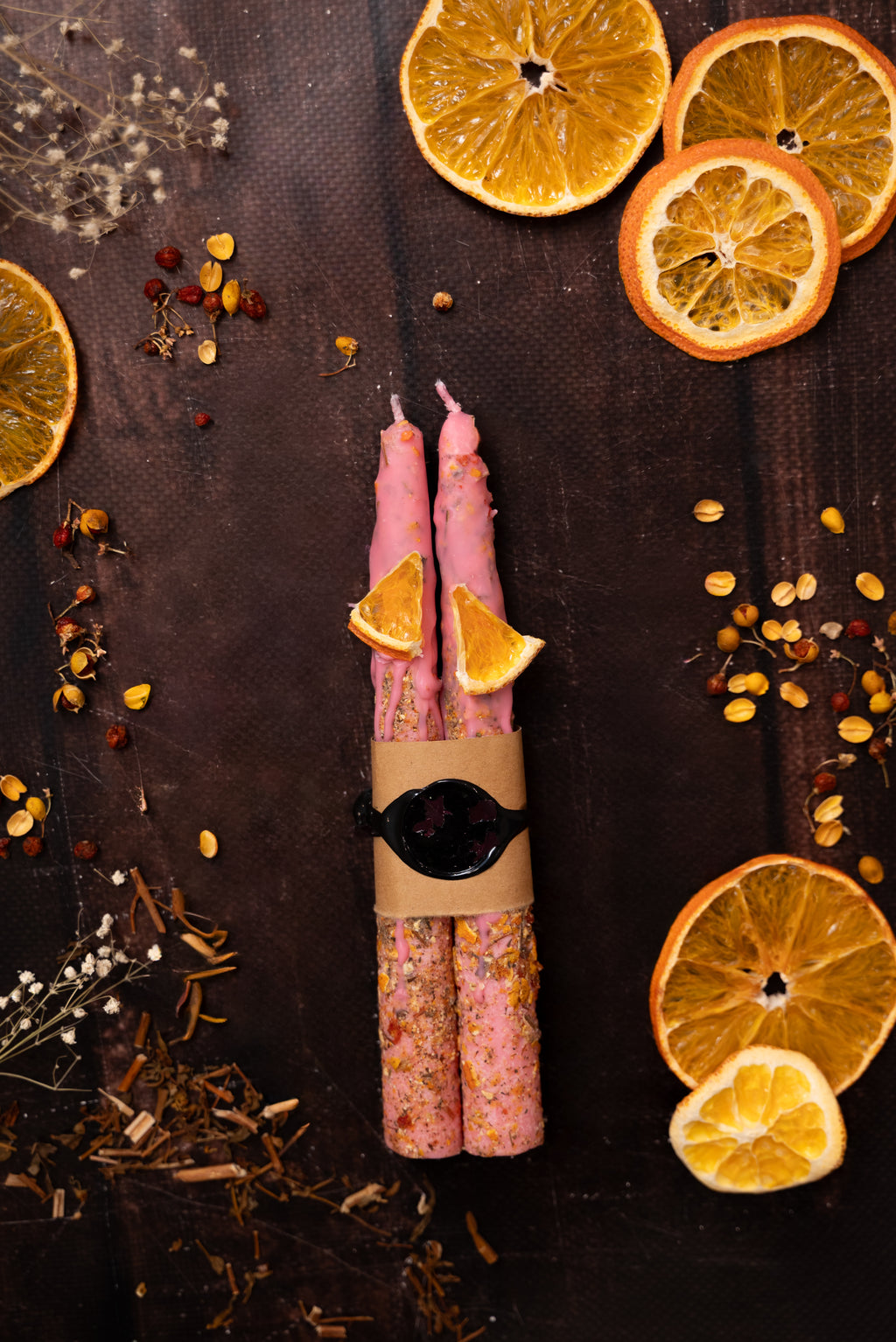 Happiness Taper Candles