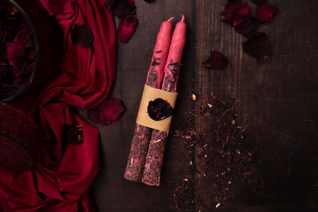 Love Spell Taper Candles