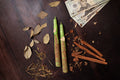 Money Spell Taper Candles