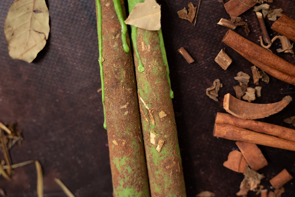Money Spell Taper Candles